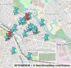 Mappa Via Mario Pettenghi, 27100 Pavia PV, Italia (0.494)