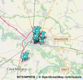 Mappa Via Mario Pettenghi, 27100 Pavia PV, Italia (1.90417)