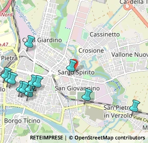 Mappa Via Mario Pettenghi, 27100 Pavia PV, Italia (1.40538)