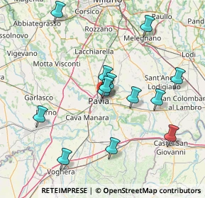 Mappa Via Mario Pettenghi, 27100 Pavia PV, Italia (14.86462)