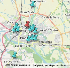 Mappa Via Mario Pettenghi, 27100 Pavia PV, Italia (1.55692)