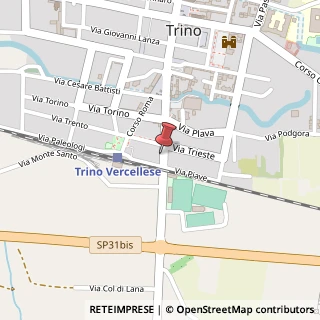Mappa Corso Galileo Ferraris, 19A, 13039 Trino, Vercelli (Piemonte)