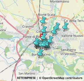 Mappa Viale Giacomo Matteotti, 27100 Pavia PV, Italia (1.01882)