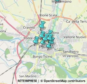 Mappa Viale Giacomo Matteotti, 27100 Pavia PV, Italia (1.21636)