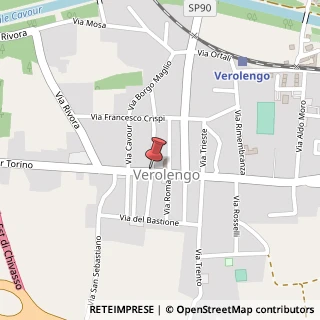 Mappa Corso Delio Verna, 31, 10038 Verolengo, Torino (Piemonte)