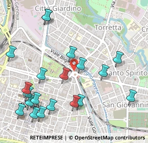 Mappa Via Angelo Gilardelli, 27100 Pavia PV, Italia (0.6205)