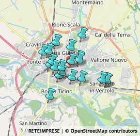 Mappa Via Angelo Gilardelli, 27100 Pavia PV, Italia (1.226)