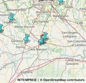 Mappa Via Angelo Gilardelli, 27100 Pavia PV, Italia (24.298)