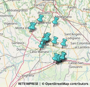 Mappa Via Angelo Gilardelli, 27100 Pavia PV, Italia (10.796)