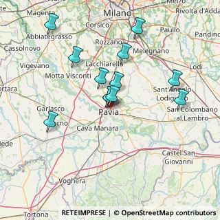 Mappa Via Gilardelli, 27100 Pavia PV, Italia (13.68333)