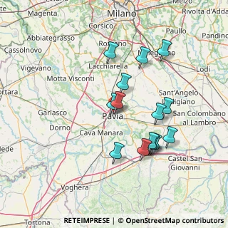 Mappa Via Gilardelli, 27100 Pavia PV, Italia (13.34643)