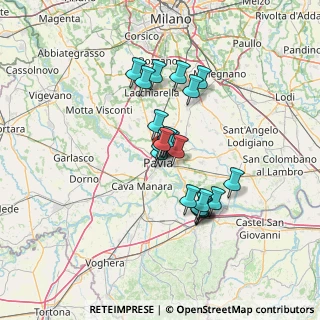 Mappa SP Vigentina, 27100 Pavia PV, Italia (10.545)