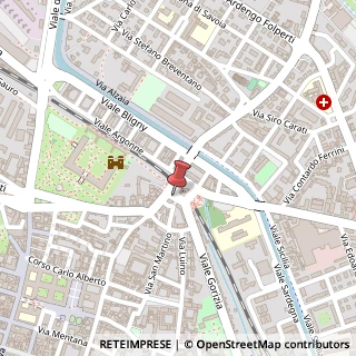 Mappa Piazza Emanuele Filiberto, 3, 27100 Pavia, Pavia (Lombardia)