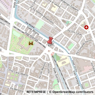 Mappa Viale Angelo Gilardelli,  6, 27100 Pavia, Pavia (Lombardia)