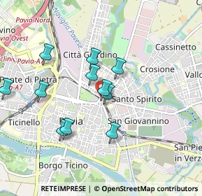 Mappa Via Angelo Gilardelli, 27100 Pavia PV, Italia (0.82545)