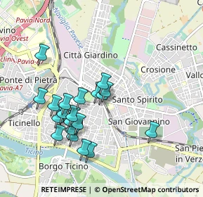 Mappa Via Angelo Gilardelli, 27100 Pavia PV, Italia (0.8655)