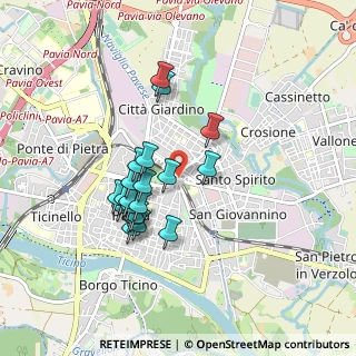 Mappa SP Vigentina, 27100 Pavia PV, Italia (0.75)