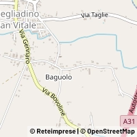地図 Megliadino San Vitale