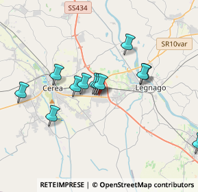 Mappa Via Enrico Mattei, 37045 Legnago VR, Italia (3.2075)