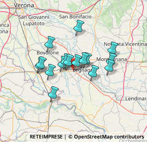 Mappa Via Enrico Mattei, 37045 Legnago VR, Italia (10.15813)