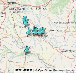 Mappa Via Enrico Mattei, 37045 Legnago VR, Italia (8.43385)