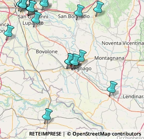 Mappa Via Enrico Mattei, 37045 Legnago VR, Italia (21.8005)