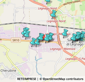 Mappa Via Enrico Mattei, 37045 Legnago VR, Italia (0.962)