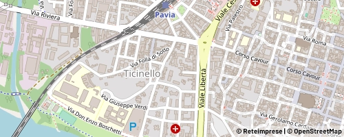 Mappa Pavia