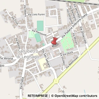 Mappa Via F. Schubert, 19, 37045 Legnago, Verona (Veneto)