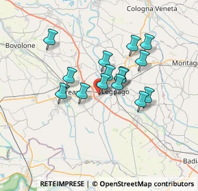 Mappa Via Albero, 37045 Legnago VR, Italia (5.242)