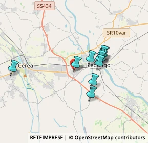 Mappa Via Albero, 37045 Legnago VR, Italia (2.82182)