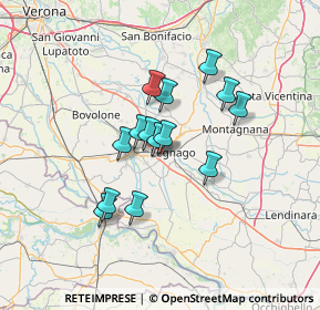 Mappa Via Albero, 37045 Legnago VR, Italia (10.27)