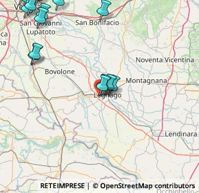 Mappa Via Albero, 37045 Legnago VR, Italia (25.49053)