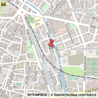 Mappa Viale Sardegna, 98/a, 27100 Pavia, Pavia (Lombardia)