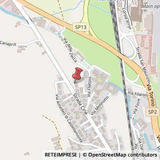 Mappa Strada cirie' 46, 10072 Caselle Torinese, Torino (Piemonte)