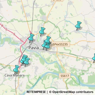 Mappa Via Vallone, 27100 Pavia PV, Italia (4.26091)