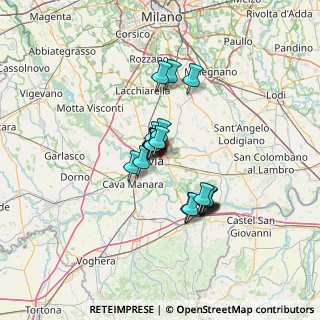 Mappa Via Vallone, 27100 Pavia PV, Italia (9.743)