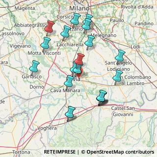 Mappa Via Vallone, 27100 Pavia PV, Italia (15.3135)