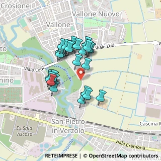 Mappa Via Vallone, 27100 Pavia PV, Italia (0.36333)