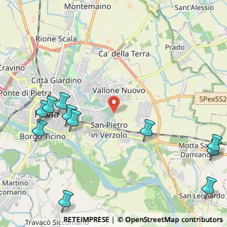 Mappa Via Vallone, 27100 Pavia PV, Italia (3.00727)