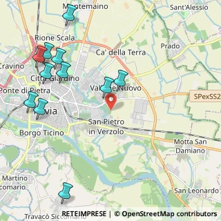 Mappa Via Vallone, 27100 Pavia PV, Italia (2.68091)