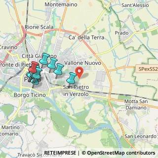 Mappa Via Vallone, 27100 Pavia PV, Italia (2.20667)