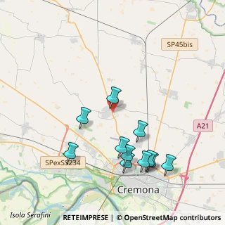 Mappa Via Bergamo, 26022 Castelverde CR, Italia (4.19455)