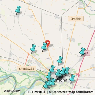 Mappa Via Bergamo, 26022 Castelverde CR, Italia (5.9465)