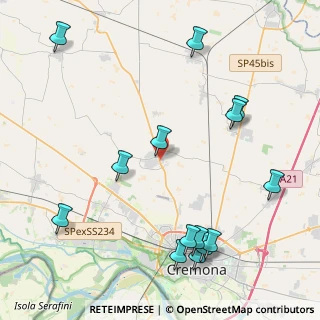 Mappa Via Bergamo, 26022 Castelverde CR, Italia (5.245)