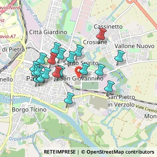 Mappa Via Carcano, 27100 Pavia PV, Italia (0.864)