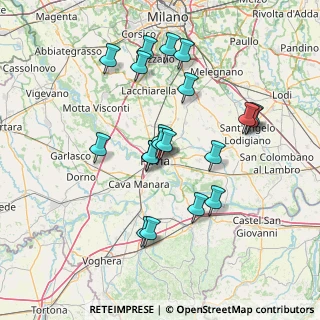 Mappa Via Carcano, 27100 Pavia PV, Italia (13.8305)