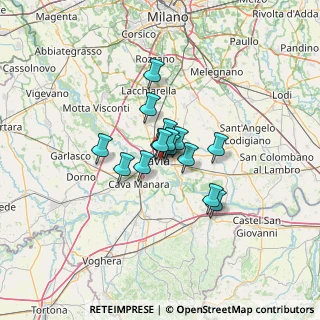 Mappa Via Carcano, 27100 Pavia PV, Italia (7.474)