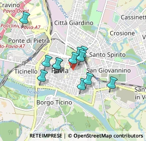 Mappa Via Defendente Sacchi, 27100 Pavia PV, Italia (0.63917)