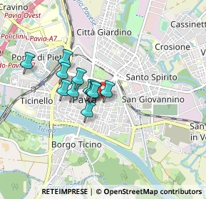 Mappa Via Defendente Sacchi, 27100 Pavia PV, Italia (0.59167)